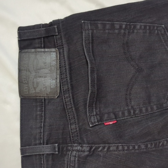 Levi’s 511™ Slim Fit Men's Jeans, Color Black 3d Washed Size 31 x 32 - Picture 14 of 16